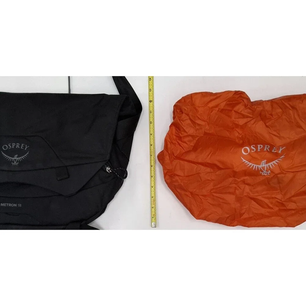 Osprey Metron 18 Messenger Bag Black Bike Commuter Cycling Laptop With Raincover